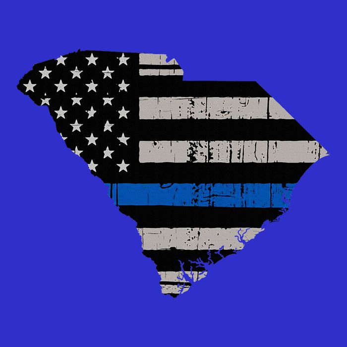 Support Law Enforcement South Carolina Police Officer Visor