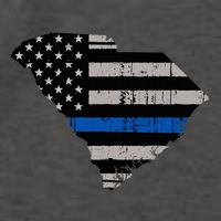 Support Law Enforcement South Carolina Police Officer Vector Backpack