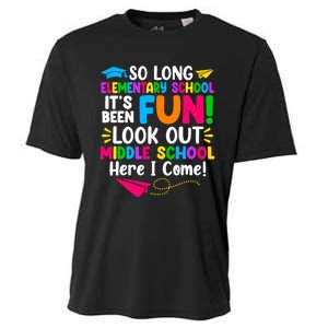 So Long Elementary School Look Out Middle School Here I Come Cooling Performance Crew T-Shirt