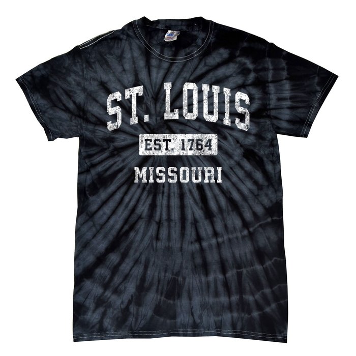 St. Louis Est 1764 Missouri Mo Vintage Established Sports Design Tie-Dye T-Shirt