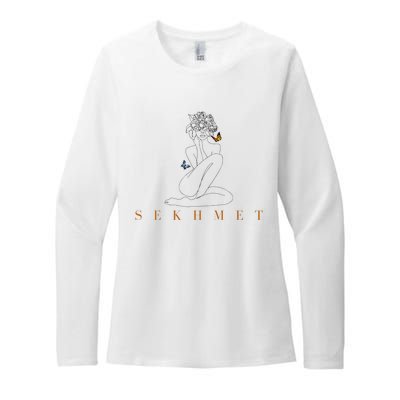 Sekhmet Lioness Egyptian Goddess Of Healing Womens CVC Long Sleeve Shirt