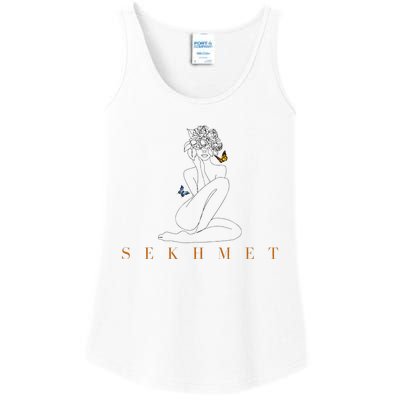 Sekhmet Lioness Egyptian Goddess Of Healing Ladies Essential Tank