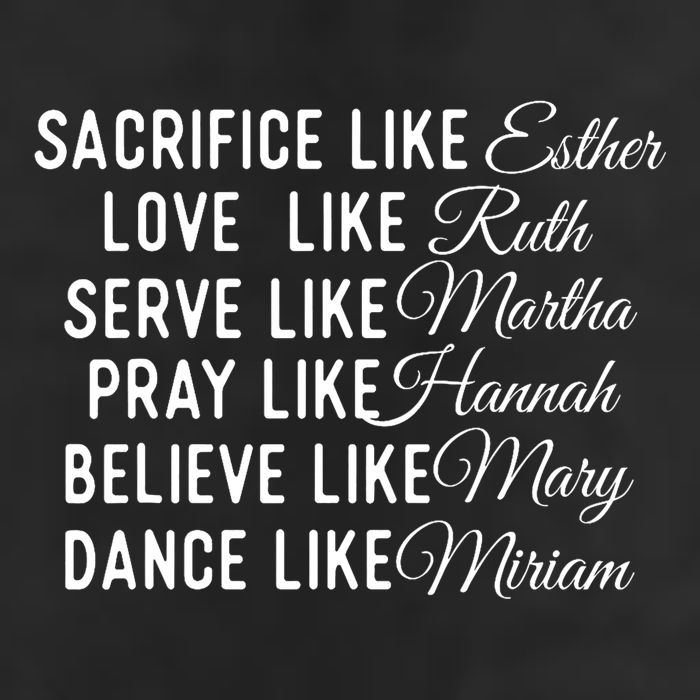 Sacrifice Like Esther Love Like Ruth Christian Faith Jesus 7 Panel Mesh Trucker Snapback Hat