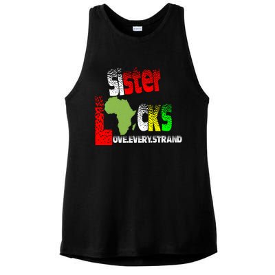 Sisterlocks Love Every Hair Strand Family Cool Gift Ladies PosiCharge Tri-Blend Wicking Tank