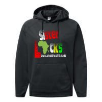 Sisterlocks Love Every Hair Strand Family Cool Gift Performance Fleece Hoodie