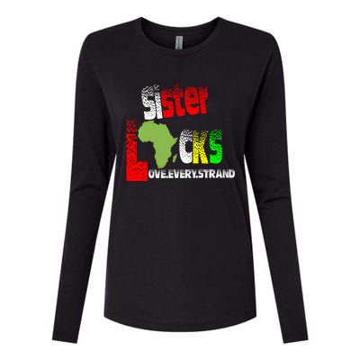 Sisterlocks Love Every Hair Strand Family Cool Gift Womens Cotton Relaxed Long Sleeve T-Shirt