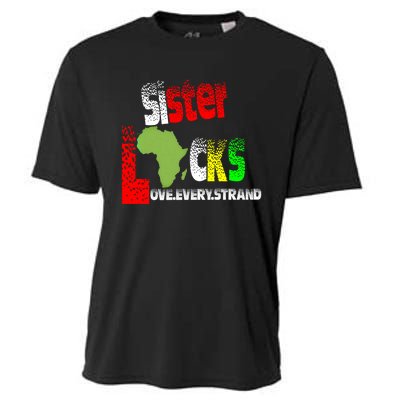 Sisterlocks Love Every Hair Strand Family Cool Gift Cooling Performance Crew T-Shirt