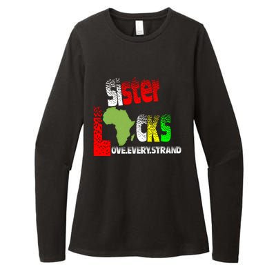 Sisterlocks Love Every Hair Strand Family Cool Gift Womens CVC Long Sleeve Shirt