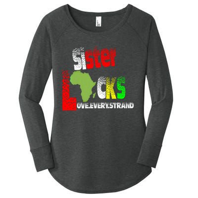 Sisterlocks Love Every Hair Strand Family Cool Gift Women's Perfect Tri Tunic Long Sleeve Shirt