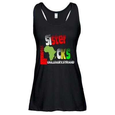 Sisterlocks Love Every Hair Strand Family Cool Gift Ladies Essential Flowy Tank