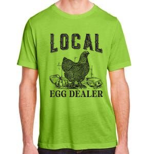 Support Local Egg Dealer Egg Supplier Adult ChromaSoft Performance T-Shirt