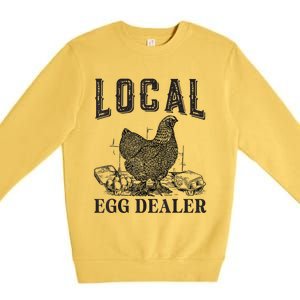 Support Local Egg Dealer Egg Supplier Premium Crewneck Sweatshirt