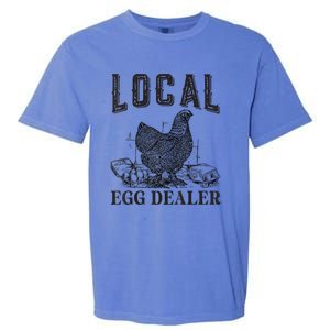 Support Local Egg Dealer Egg Supplier Garment-Dyed Heavyweight T-Shirt