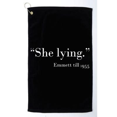 She Lying Emmett Till 1955 Golf Towel