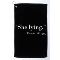 She Lying Emmett Till 1955 Golf Towel