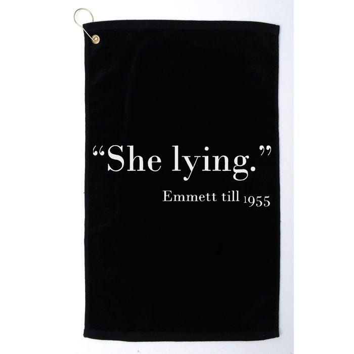 She Lying Emmett Till 1955 Golf Towel