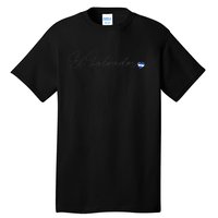 Simple Love El Salvadorian Flag Heart On El Salvador Tall T-Shirt