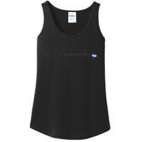 Simple Love El Salvadorian Flag Heart On El Salvador Ladies Essential Tank