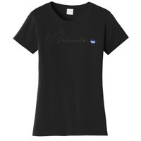 Simple Love El Salvadorian Flag Heart On El Salvador Women's T-Shirt