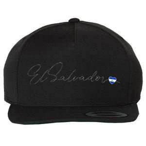 Simple Love El Salvadorian Flag Heart On El Salvador Wool Snapback Cap