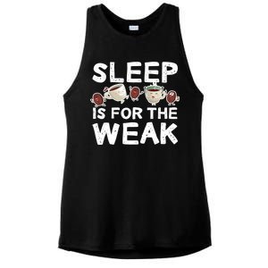 Sleep Is For The Weak Ladies PosiCharge Tri-Blend Wicking Tank