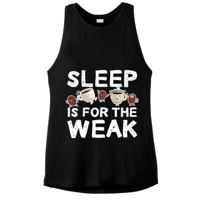 Sleep Is For The Weak Ladies PosiCharge Tri-Blend Wicking Tank