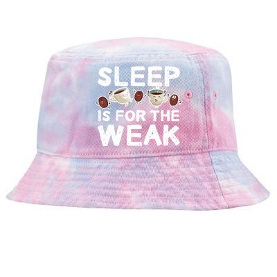 Sleep Is For The Weak Tie-Dyed Bucket Hat