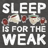 Sleep Is For The Weak Vector Backpack
