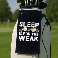 Sleep Is For The Weak Golf Towel