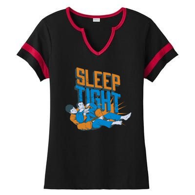 Sleep Tight Jiu Jitsu Ladies Halftime Notch Neck Tee