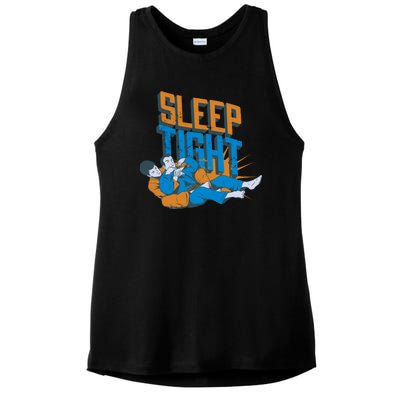 Sleep Tight Jiu Jitsu Ladies PosiCharge Tri-Blend Wicking Tank