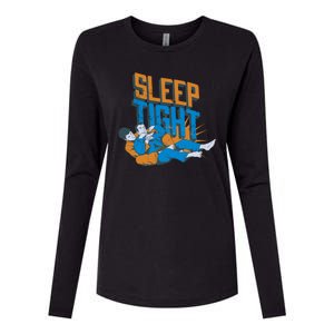 Sleep Tight Jiu Jitsu Womens Cotton Relaxed Long Sleeve T-Shirt