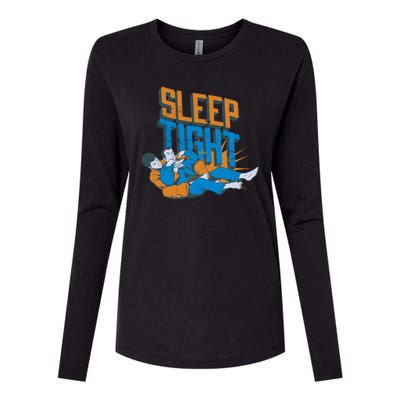 Sleep Tight Jiu Jitsu Womens Cotton Relaxed Long Sleeve T-Shirt