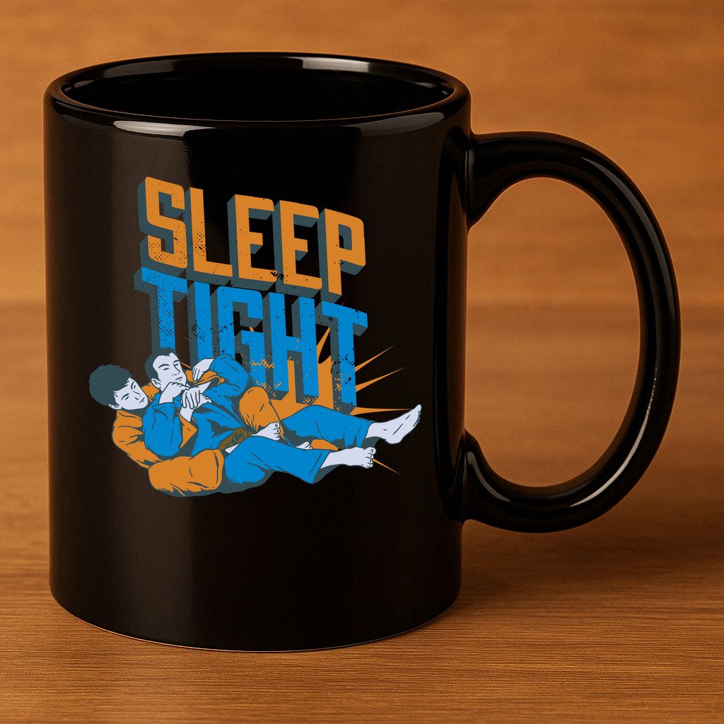 Sleep Tight Jiu Jitsu 11oz C Handle Ceramic Mug