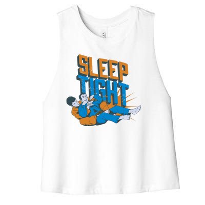 Sleep Tight Jiu Jitsu Women's Racerback Cropped Tank