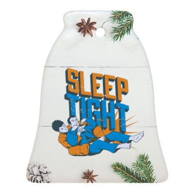 Sleep Tight Jiu Jitsu Ceramic Bell Ornament