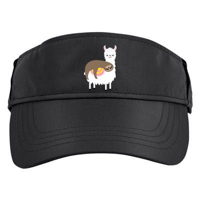 Sleeping Sloth On A Llama  Adult Drive Performance Visor