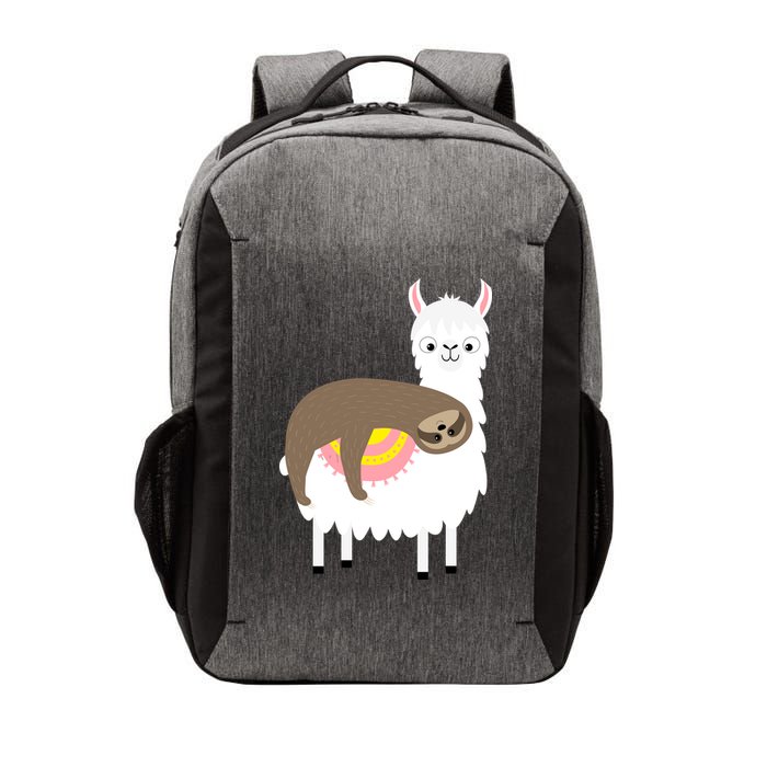Sleeping Sloth On A Llama  Vector Backpack