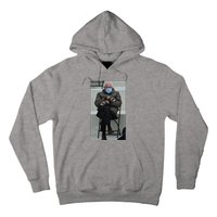 Sleepy Bernie Sanders Mittens Sitting Inauguration Hoodie