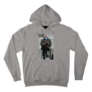 Sleepy Bernie Sanders Mittens Sitting Inauguration Tall Hoodie