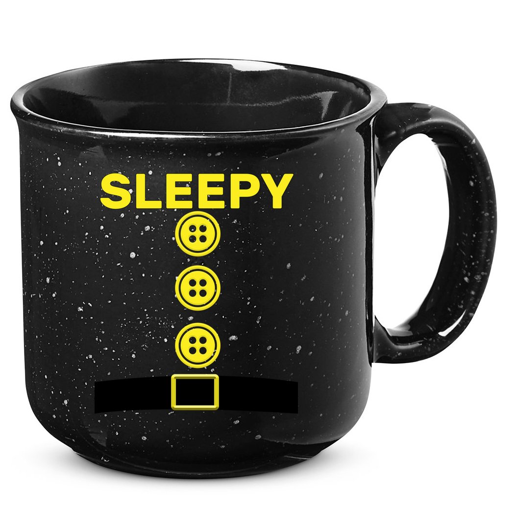 Sleepy Dwarf 15oz Campfire Ceramic Mug