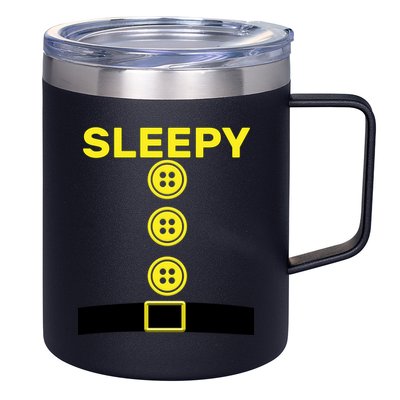 Sleepy Dwarf 12oz Stainless Steel Coffee Mug