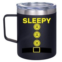 Sleepy Dwarf 12oz Stainless Steel Coffee Mug