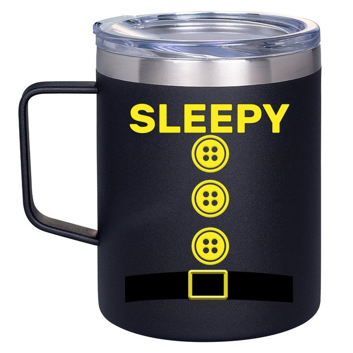 Sleepy Dwarf 12oz Stainless Steel Coffee Mug