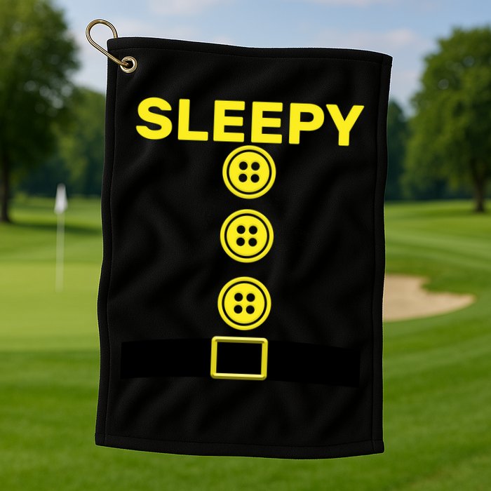 Sleepy Dwarf Golf Towel