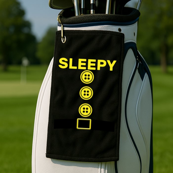 Sleepy Dwarf Golf Towel