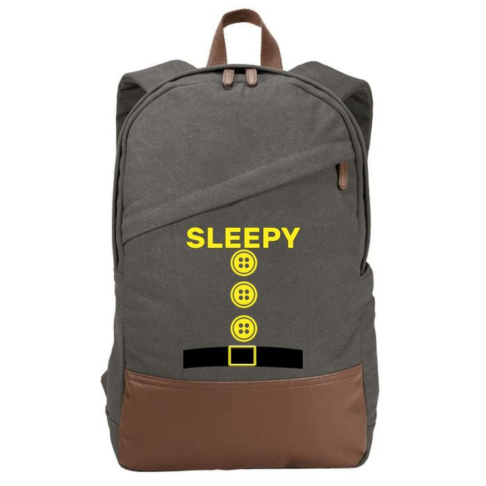 Sleepy Dwarf Cotton Canvas Backpack