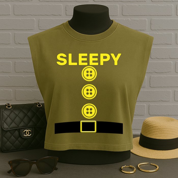 Sleepy Dwarf Garment-Dyed Women's Muscle Tee