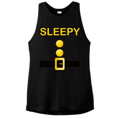 Sleepy Dwarf Costume Ladies PosiCharge Tri-Blend Wicking Tank