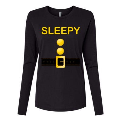 Sleepy Dwarf Costume Womens Cotton Relaxed Long Sleeve T-Shirt